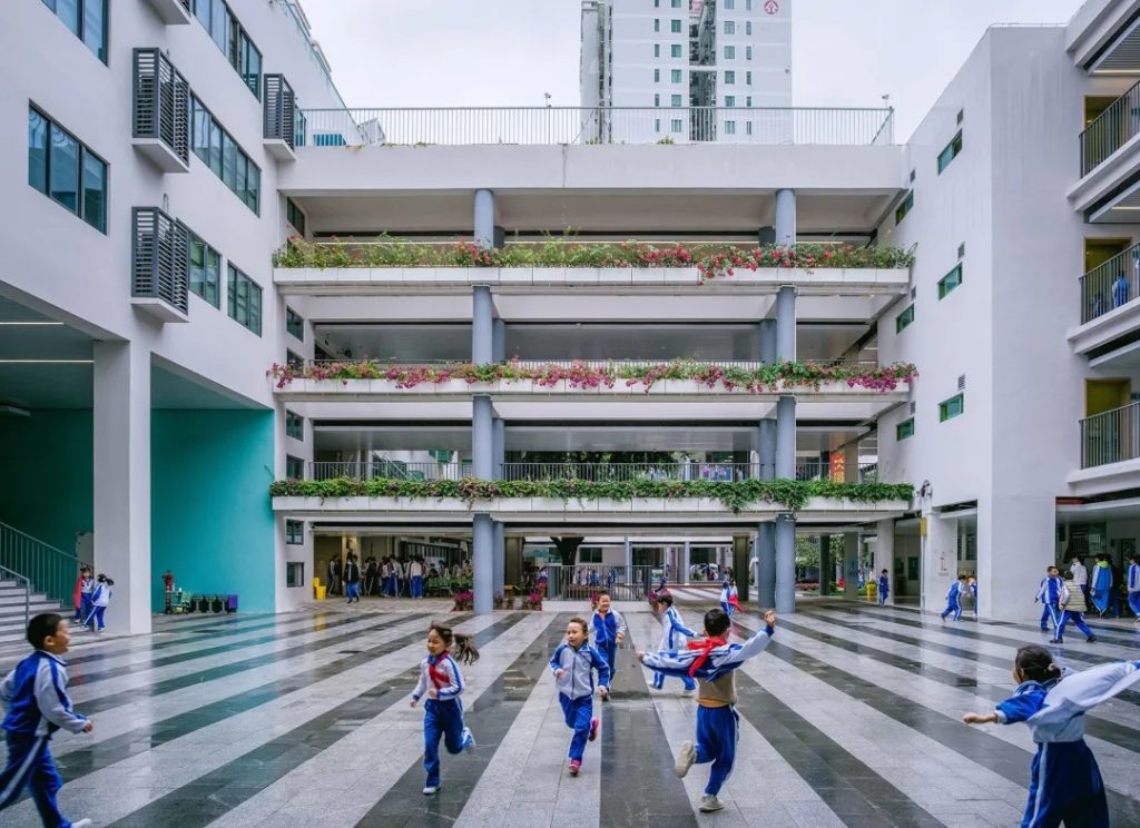 图片[9]-拥有抬升操场的校园（三十）——学习层台 - 深圳福强小学 众建筑 - 优集之狐-优集之狐