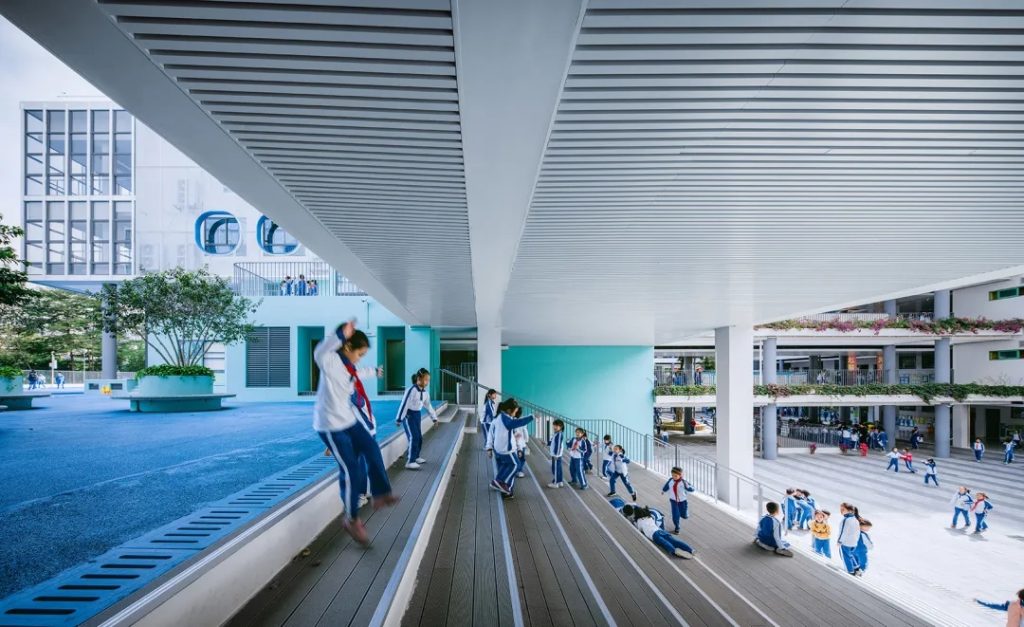 图片[10]-拥有抬升操场的校园（三十）——学习层台 - 深圳福强小学 众建筑 - 优集之狐-优集之狐