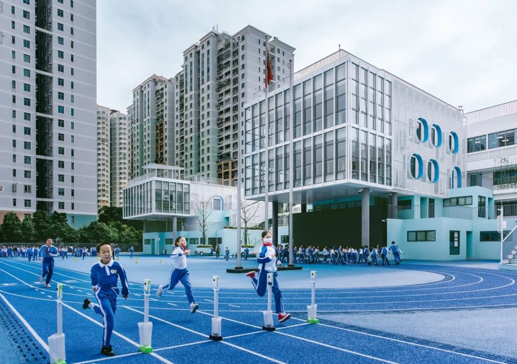 图片[12]-拥有抬升操场的校园（三十）——学习层台 - 深圳福强小学 众建筑 - 优集之狐-优集之狐