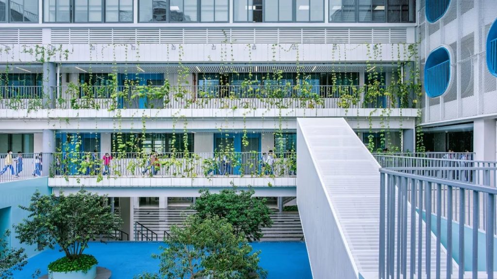 图片[20]-拥有抬升操场的校园（三十）——学习层台 - 深圳福强小学 众建筑 - 优集之狐-优集之狐