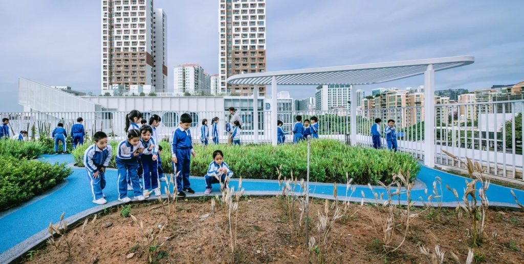 图片[22]-拥有抬升操场的校园（三十）——学习层台 - 深圳福强小学 众建筑 - 优集之狐-优集之狐