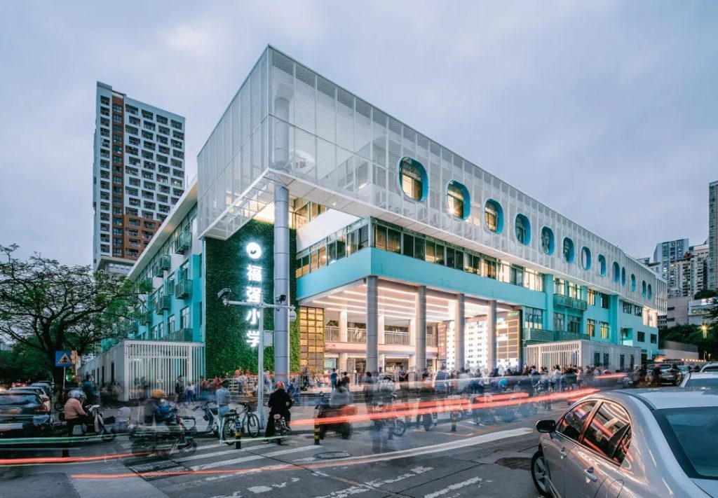 图片[26]-拥有抬升操场的校园（三十）——学习层台 - 深圳福强小学 众建筑 - 优集之狐-优集之狐