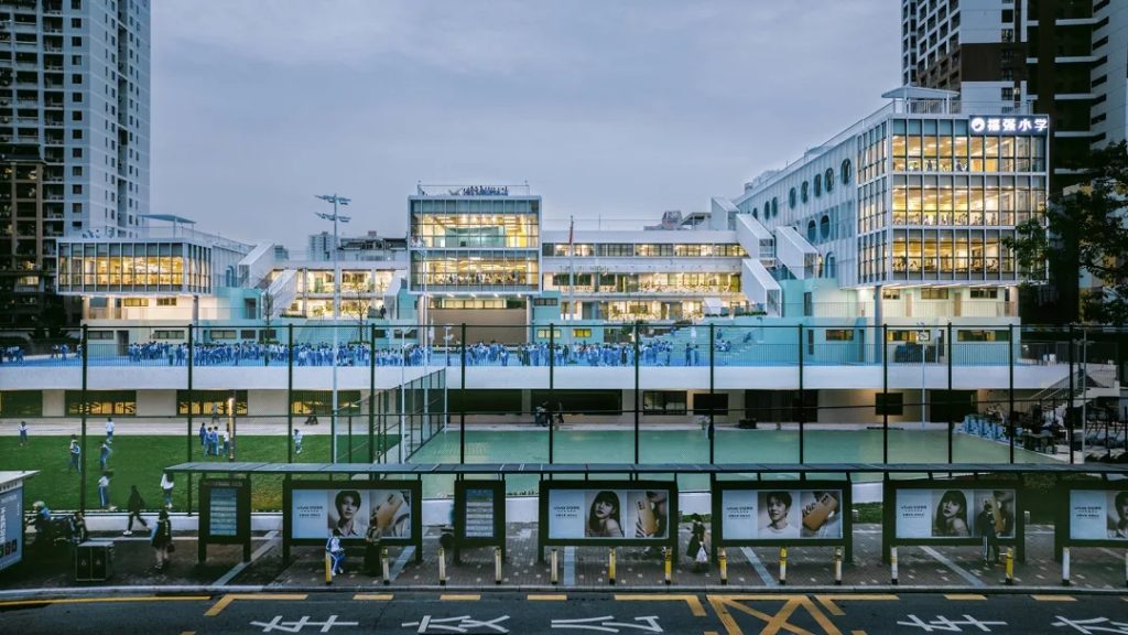 图片[27]-拥有抬升操场的校园（三十）——学习层台 - 深圳福强小学 众建筑 - 优集之狐-优集之狐