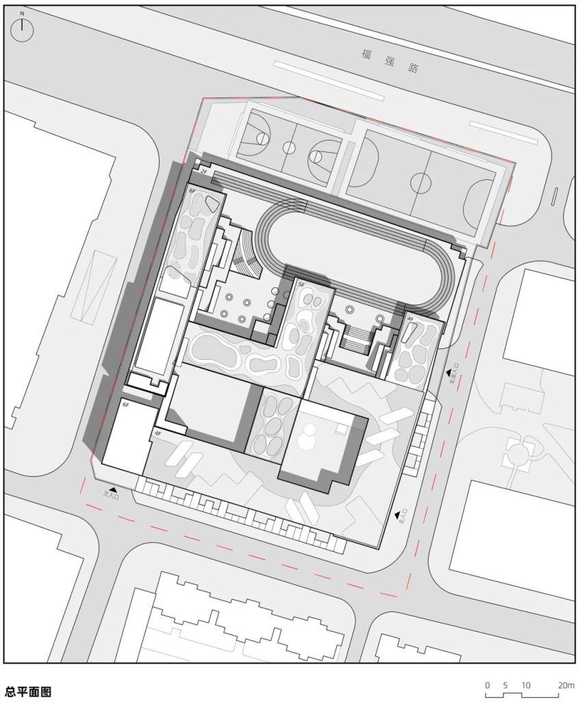 图片[29]-拥有抬升操场的校园（三十）——学习层台 - 深圳福强小学 众建筑 - 优集之狐-优集之狐