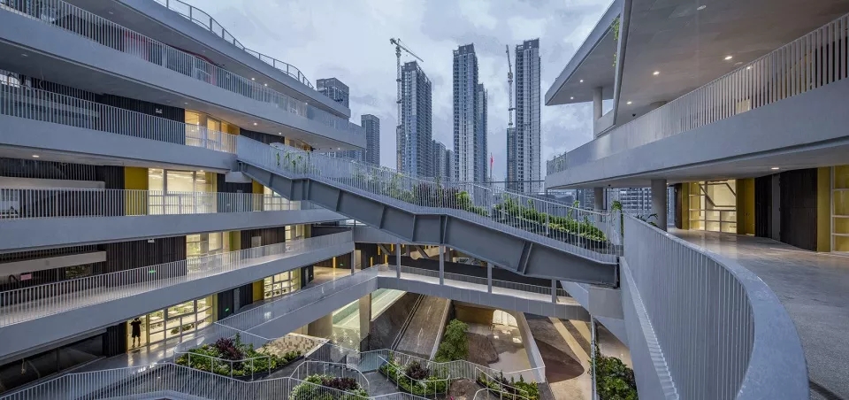 图片[31]-拥有抬升操场的校园（二十八）——高密度城市中的山谷乐园 - 红岭实验小学 - 优集之狐-优集之狐