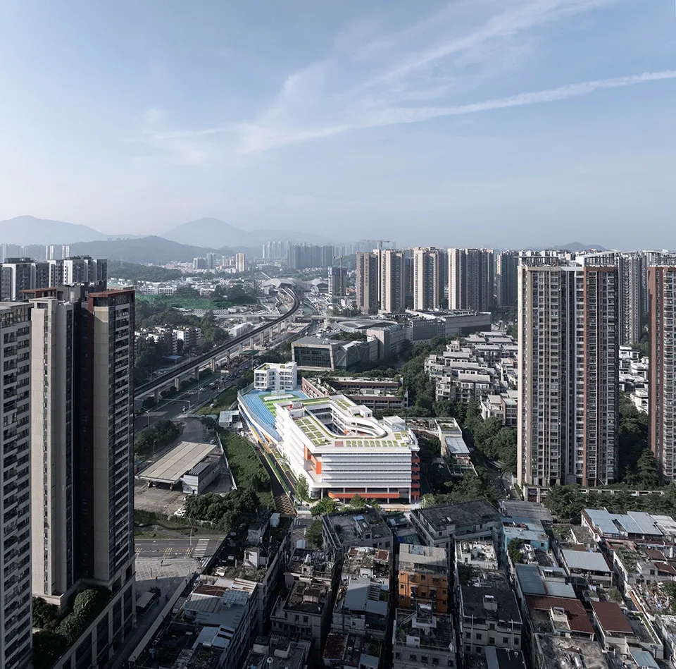图片[2]-拥有抬升操场的校园（二十四）——光与风的围屋 - 星河学校 畎亩建筑 - 优集之狐-优集之狐