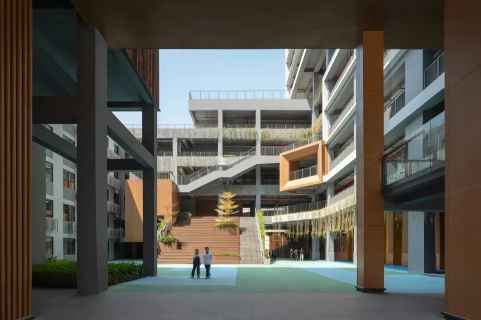 拥有抬升操场的校园（二十三）——用场景定义未来校园 - 深圳龙岭学校 · “书山有路” 一境建筑设计 - 优集之狐-优集之狐