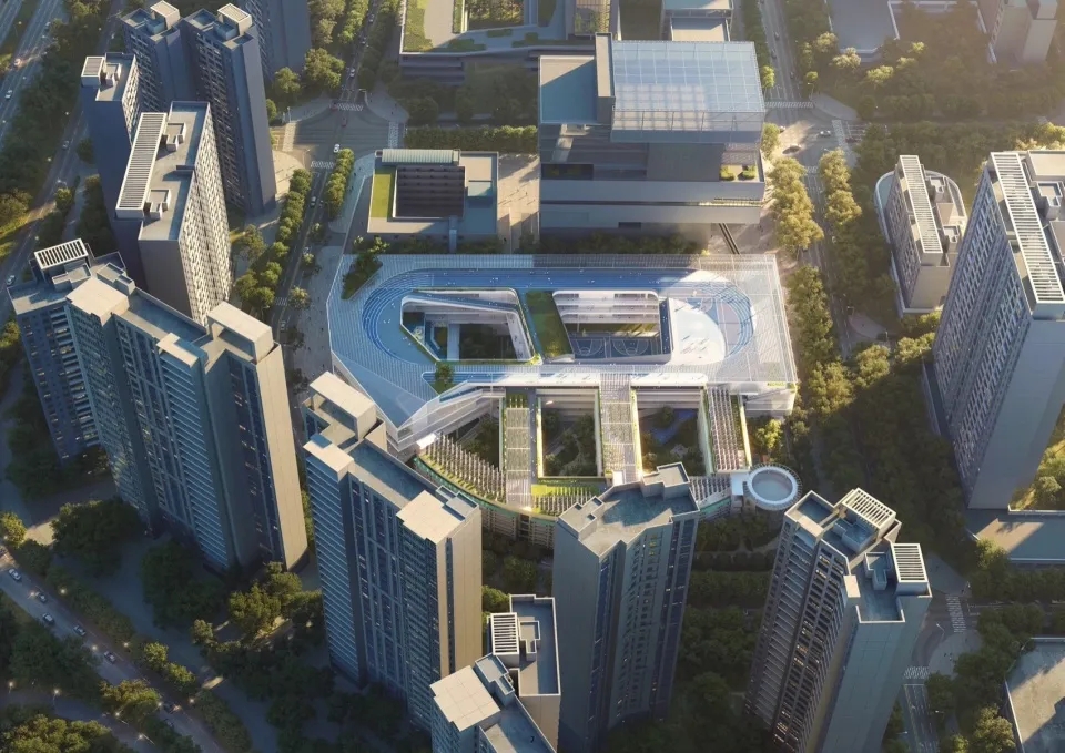 图片[9]-拥有抬升操场的校园（二十一）——自足的韧性校园 - 深圳高新中学改扩建方案设计 临界工作室 - 优集之狐-优集之狐