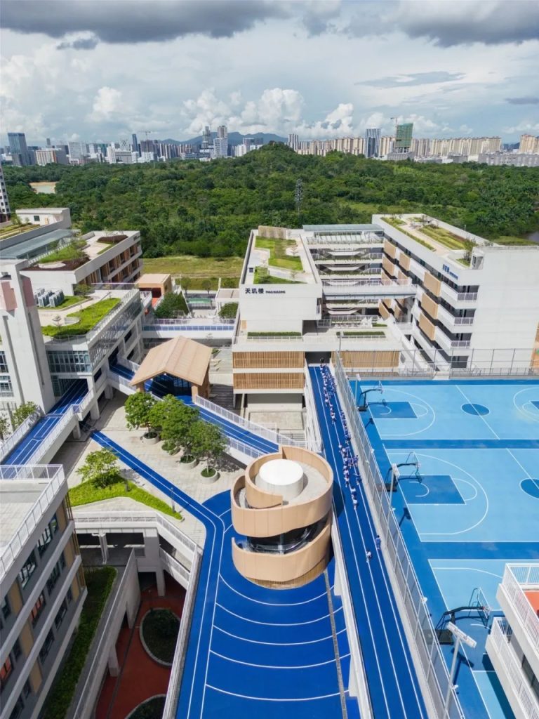 图片[32]-拥有抬升操场的校园（十八）——“活力绿洲，聚动成长”——校园空间中的自然回归 - 南方科技大学附属坪山学校 申都设计集团有限公司深圳分公司 - 优集之狐-优集之狐