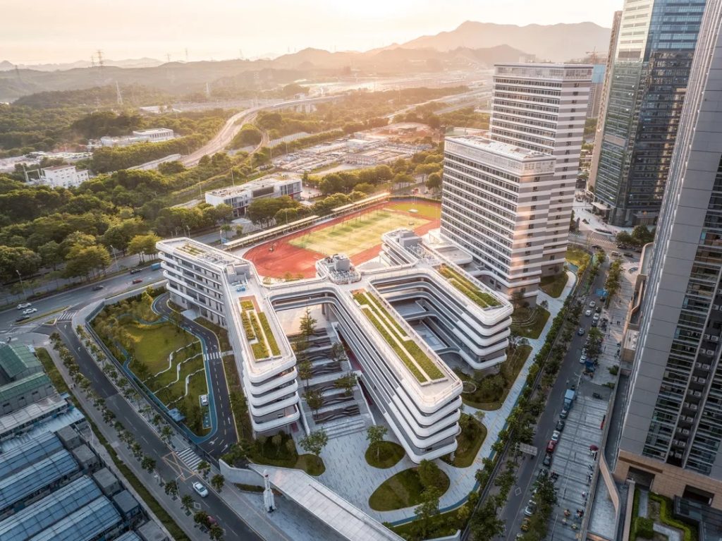 图片[24]-拥有抬升操场的校园（十六）——打破场地束缚的游园式回应 - 深圳格致中学 华阳国际设计集团 - 优集之狐-优集之狐
