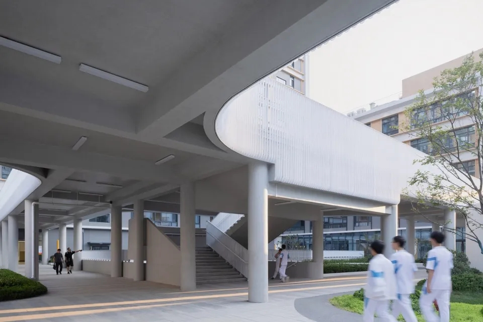 图片[48]-拥有抬升操场的校园（十一）——西安高新第一中学（高中部）改扩建暨社会共享停车场建设项目 中国建筑西北设计研究院 - 优集之狐-优集之狐
