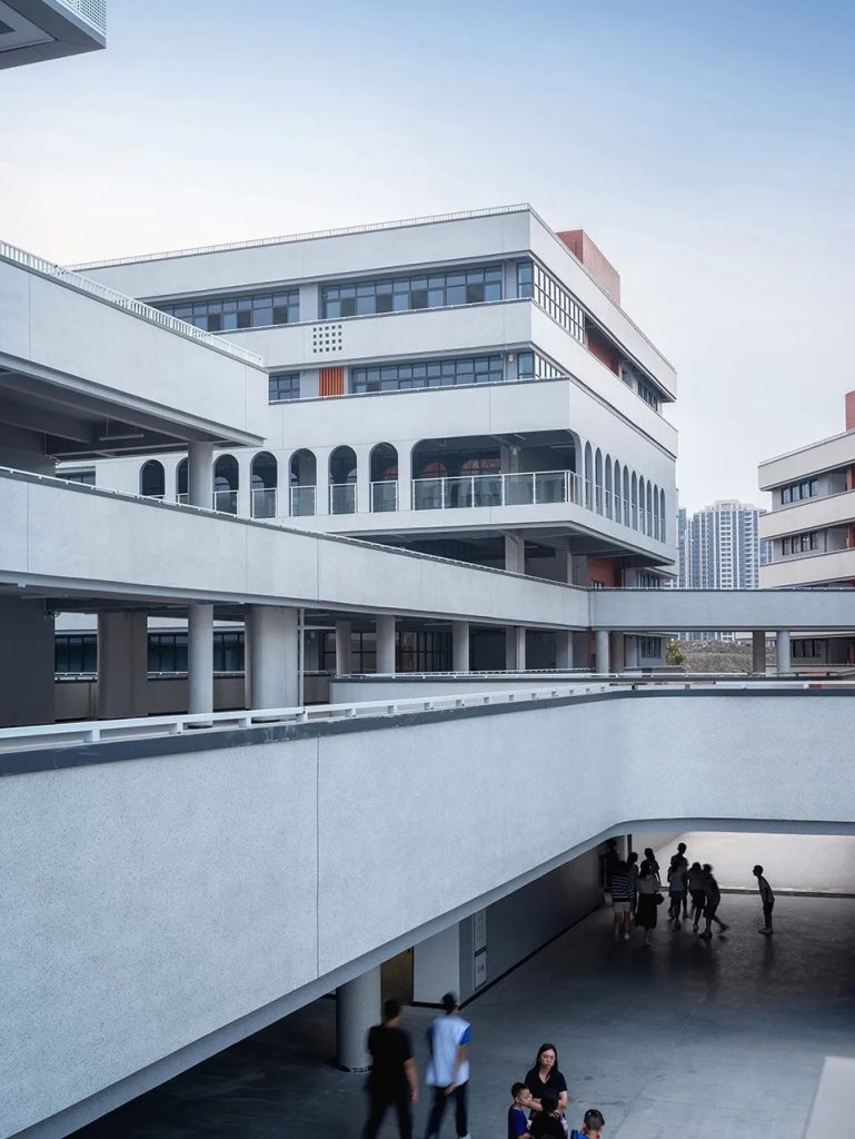 图片[17]-拥有抬升操场的校园（九）——以山体为核心的校园空间体系 - 台山市广旭实验学校 象外营造工作室 - 优集之狐-优集之狐