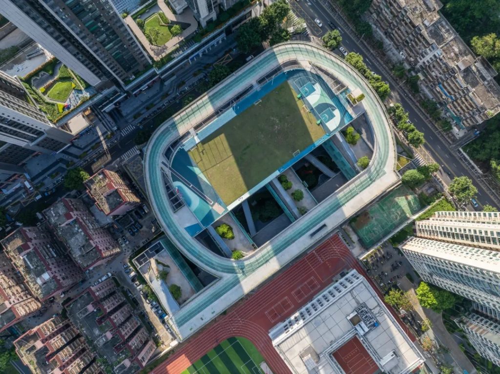 图片[3]-拥有抬升操场的校园（三十一）——空中田径，源计划深圳罗湖高密度校园实践 - 优集之狐-优集之狐