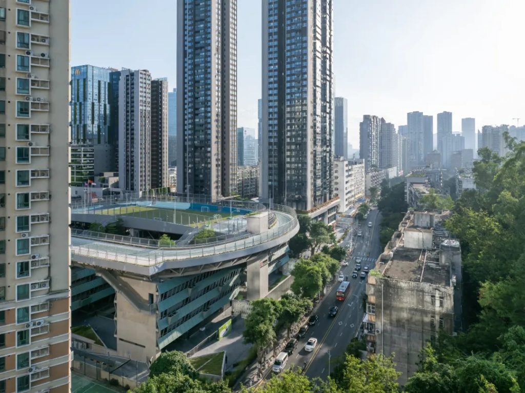 图片[4]-拥有抬升操场的校园（三十一）——空中田径，源计划深圳罗湖高密度校园实践 - 优集之狐-优集之狐