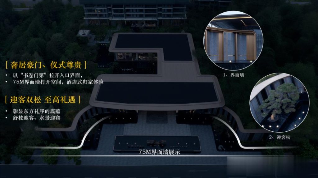 图片[4]-高端住宅 | 大门入口（25款）：「酒店式-环岛落客」多种处理方式 - 优集之狐-优集之狐