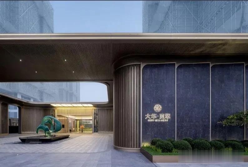 图片[39]-高端住宅 | 大门入口（25款）：「酒店式-环岛落客」多种处理方式 - 优集之狐-优集之狐