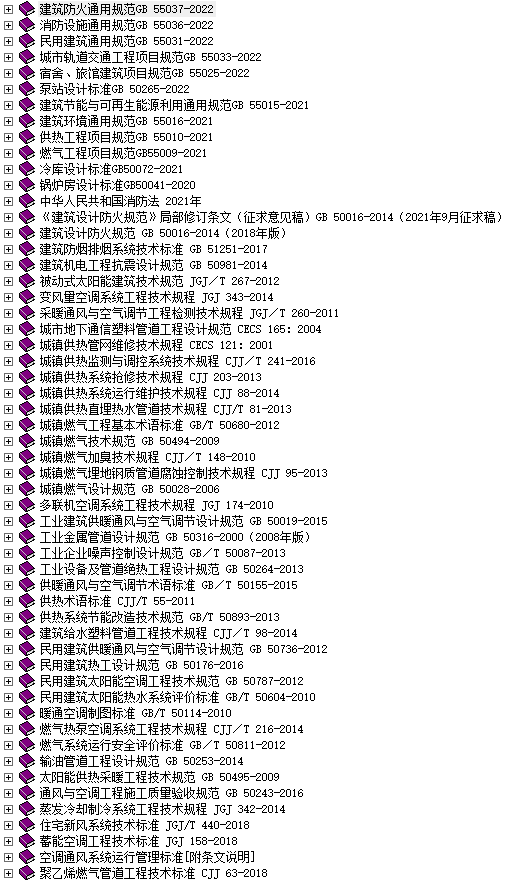 暖通专业规范图集规范大全——2024年3月版 - 优集之狐-优集之狐