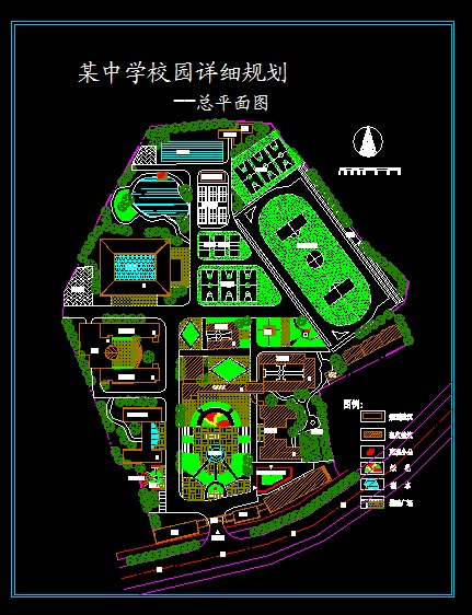 图片[38]-校园规划CAD平面图-20200330 - 优集之狐-优集之狐